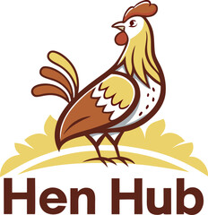 Beautiful Hen vector, Adobe Illustrator Artwork