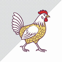 Nice Hen vector art