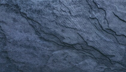 Obraz premium Blue gray stone texture. Toned rough rock surface. Close-up. Grunge background with copy space for design. Wide banner. Panoramic.