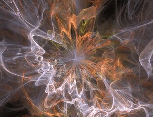 Imaginatory fractal abstract background Image