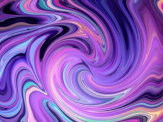 Obraz premium Swirling psychedelic colors blend together in a mesmerizing abstract background, kaleidoscope effect, creative design, artistic expression