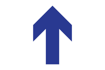 Black arrow pointing right on white background.