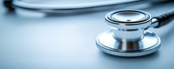 Medical Stethoscope Closeup, Exam Table, Healthcare