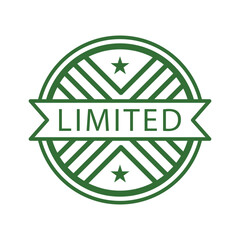 limited rubber stamp ribbon vector icon sticker  minimalist design for digital and print projects
 Graphic Design Icons Making a Huge Impact on Visual Aesthetics