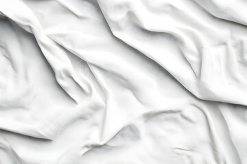 Abstract White Fabric Texture: Elegant Draped Cloth Background