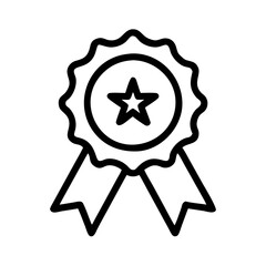 Medal with Ribbon Icon