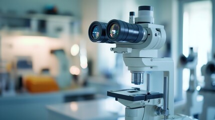 Fototapeta premium Lab Microscope Research Binoculars Science Technology