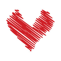 Red Heart Vector – Love and Romance Icon for Valentine’s Day, Wedding, and Romantic Design Elements
