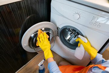 Regular washing machine cleaning prevents dirty marks and detergent residue on clothes after...