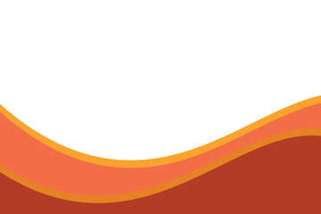abstract orange wave background