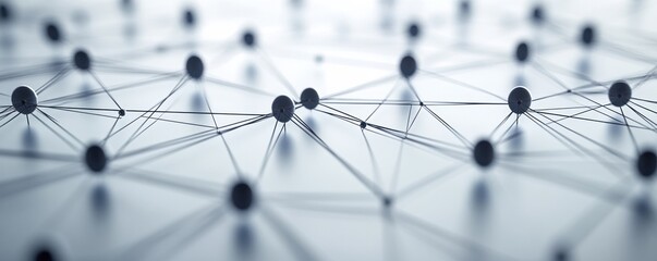 Abstract network nodes connect, digital background, global communication concept