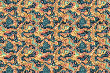 topography seamless texture pattern. background for cloth