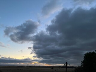 Storm Clouds on the farm.