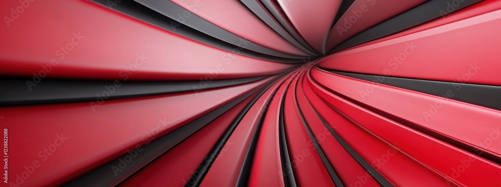 Poster a sleek and futuristic abstract background with dynamic diagonal red and black stripes