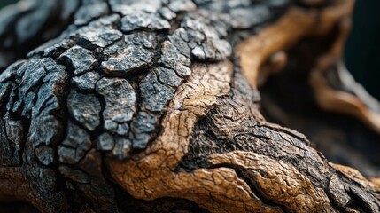 Close-Up of Weathered Wood Texture