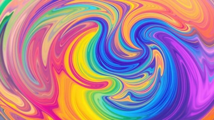 Obraz premium Swirling colors in a colorful background, liquid, swirling