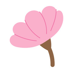 Delicate spring flower. Vectori llustration