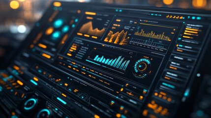 Technology oriented data visualization interface