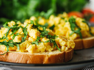 Scrambled Eggs on Toast: A Simple and Delicious Breakfast