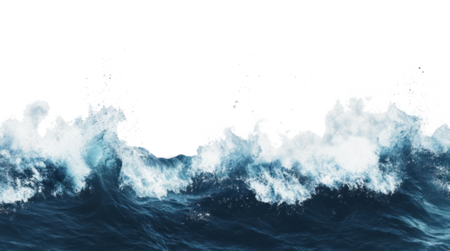 PNG A blue ocean wave water waves sea.