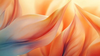 Abstract Gold and Orange Leaves Background