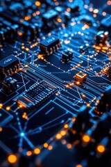 Obraz premium A detailed view of a computer's internal components