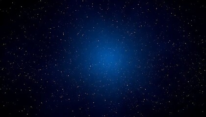A Dark Blue Night Sky Scattered With Stars
