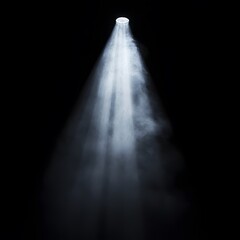 Glowing spotlight overlay in a dark background with dramatic lighting effect for cinematic presentation.

