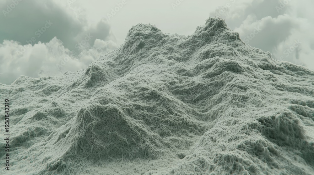 Poster capturing the movement of waves in mesmerizing oceanic patterns