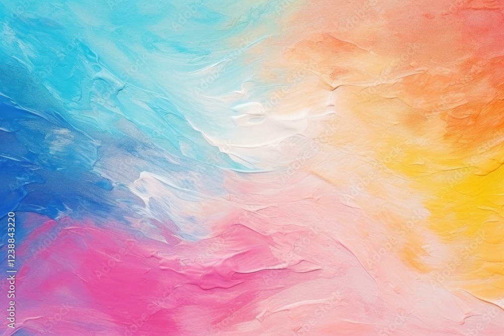 Poster abstract painting background showcasing a vibrant blend of colors, creating a visually captivating d