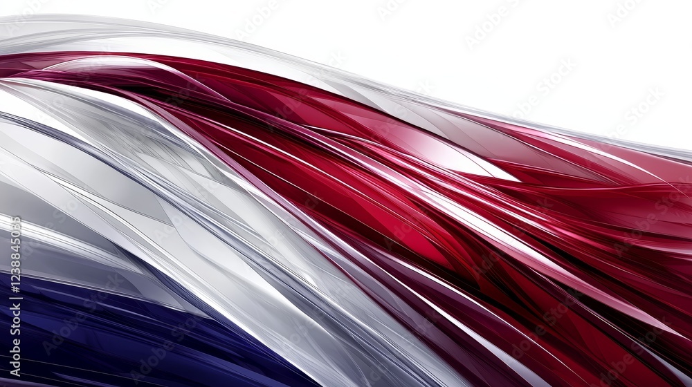 Poster abstract theoretical diagrams with mixed colors and smooth curved lines