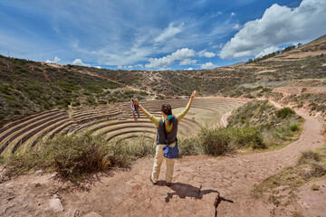The Moray Andenes are a fascinating set of ancient Incan agricultural terraces located in the Sacred Valley of Peru, near the town of Maras. These terraces are renowned for their unique design