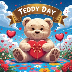 teddy bear with heart