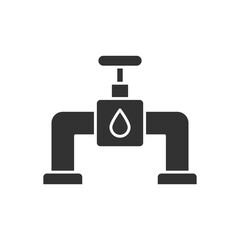 Oil Pipe Icon - Valve Icon