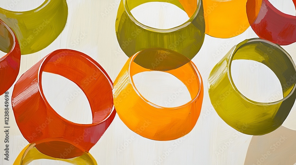 Aufkleber artistic representation of interactions between gravity and light in colors