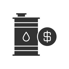 Oil Barrel Price Icon Sign Symbol