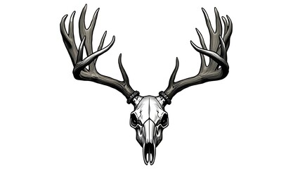 deer head vector