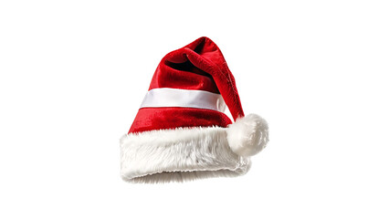 Classic Red Santa Hat with White Trim Festive Holiday Accessory