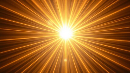 Obraz premium Golden Sunlight Radiating Beams Background