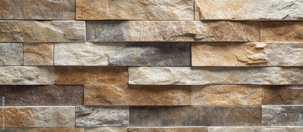 Poster textured stone wall background with natural color variations suitable for design projects and archit