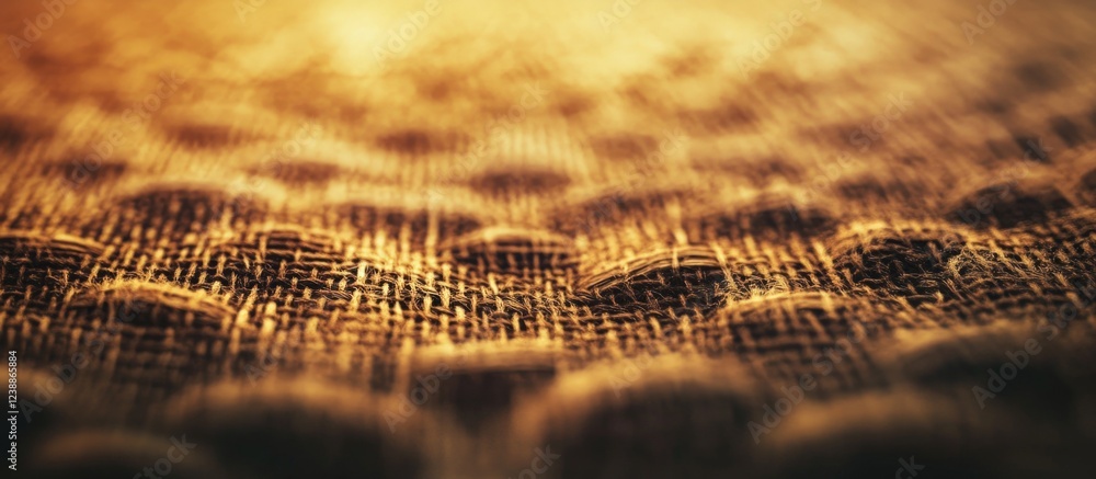 Poster textured fabric surface with a warm tone and raised patterns suitable for background use and design 
