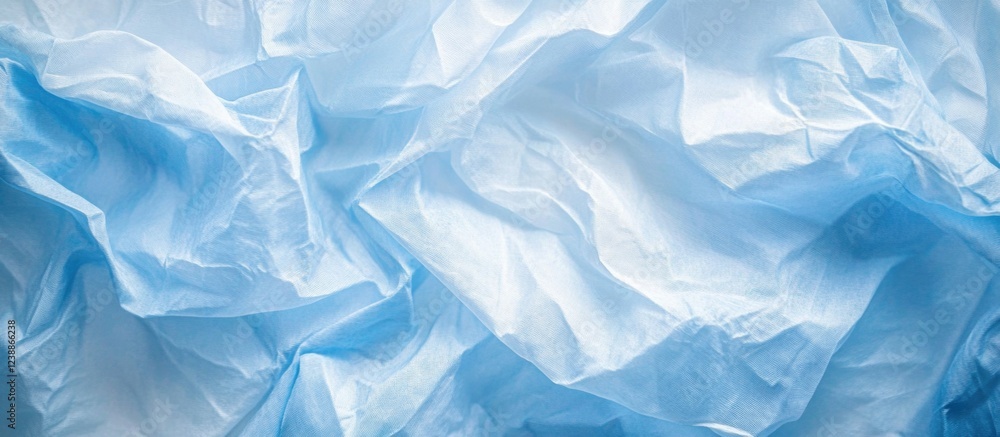 Poster textured blue fabric background with crumpled appearance suitable for various design applications