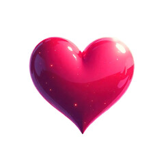 heart isolated on white background