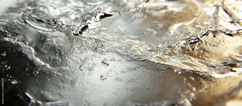 Poster abstract textured background of rippling water with reflections and light interplay suitable for des