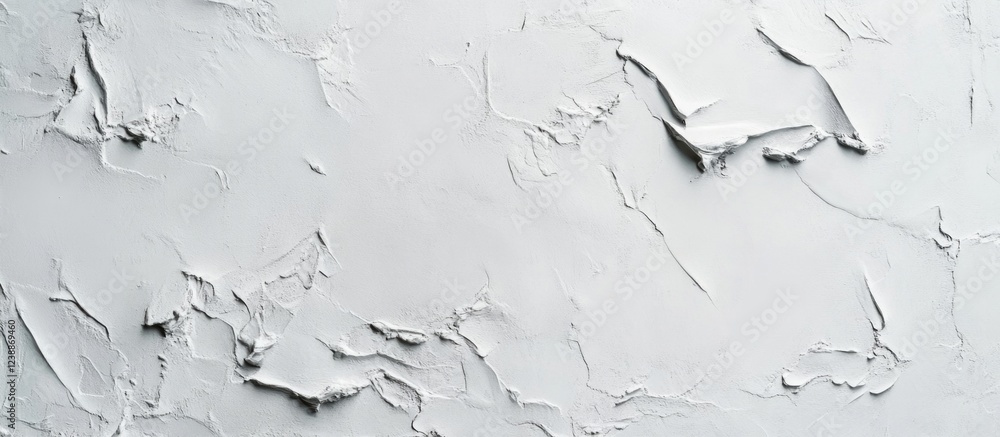 Aufkleber textured white plaster wall background with abstract patterns and creases, suitable for use as a des