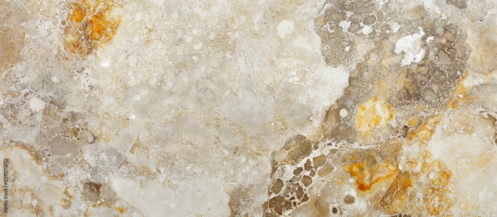 Poster natural stone texture with abstract patterns in beige and orange hues suitable for backgrounds and d