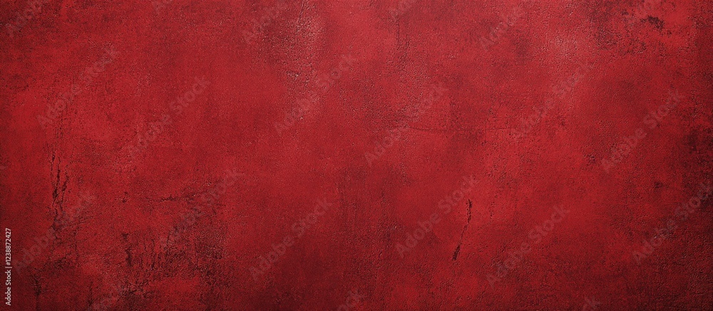Poster textured red concrete wall background with subtle variations and imperfections, ideal for design use