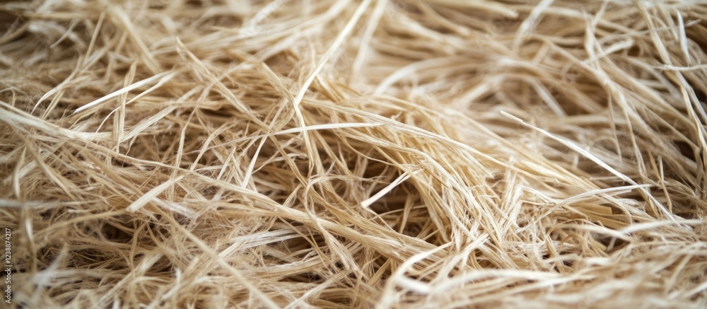 Poster texture of dried straw or hay in a natural setting with abstract background and soft focus for conce