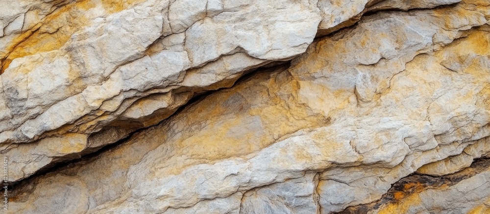 Poster textured rock surface with natural patterns and earthy colors suitable for background use copy space