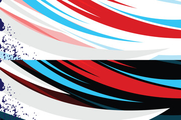 Obraz premium modern stripe for racing car wrap, sticker, and decal design vector EPS 10